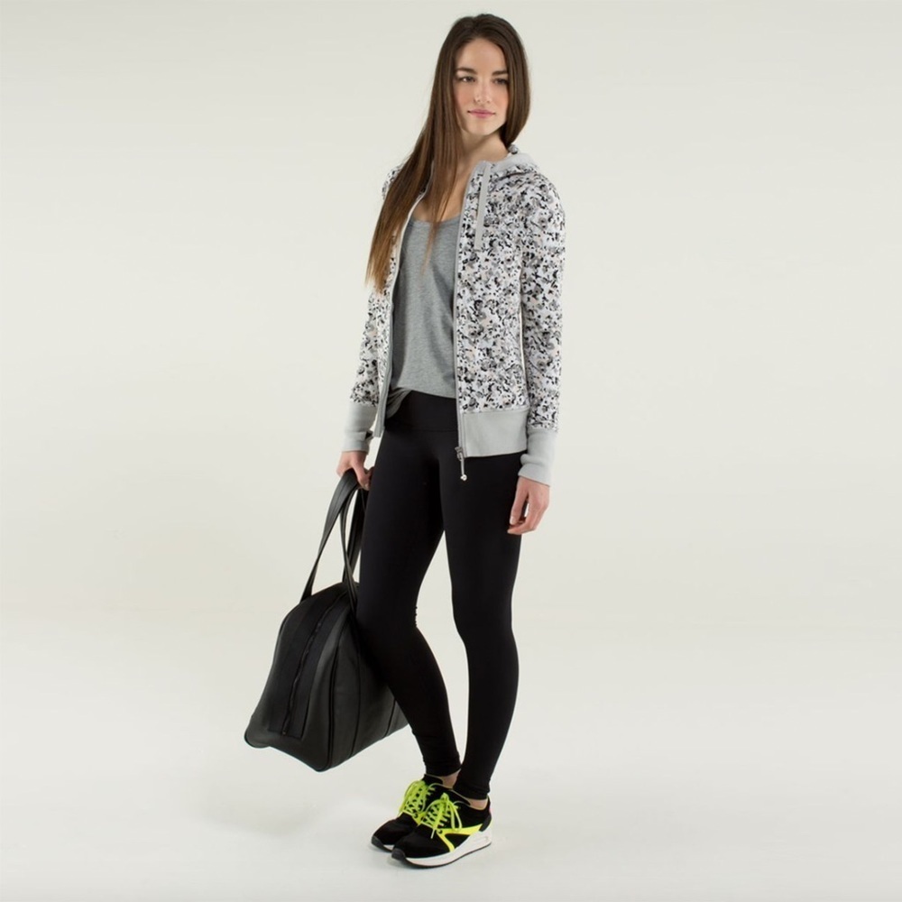 Lululemon - After Asana Hoodie - Not So Petite Fleur Silver Spoon